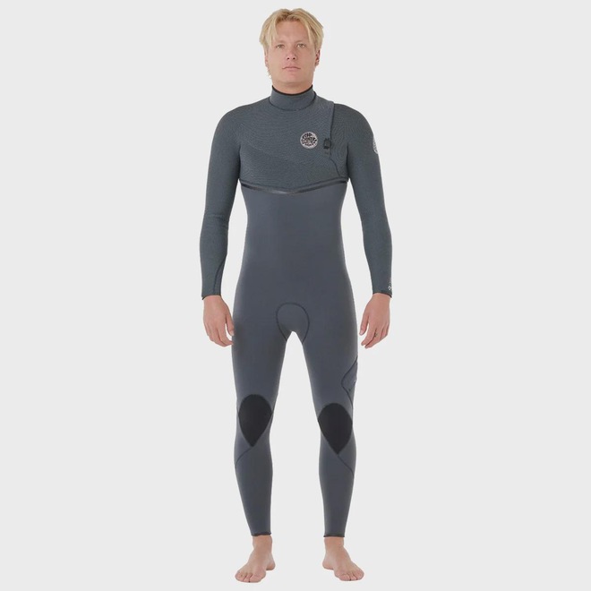Long John Rip Curl E-Bomb 3/2 Zip Free Iron Masculino - Foto 1