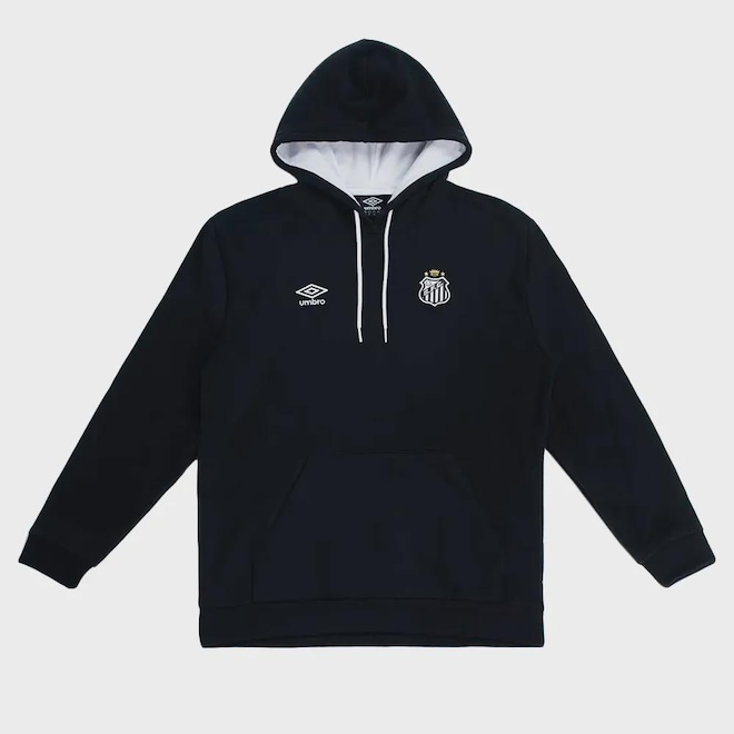 Blusão Moletom Do Santos Viagem 26/27 Umbro Masculina - Foto 1