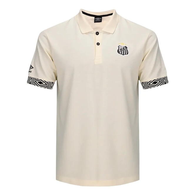 Camisa Polo Do Santos Viagem 2026 Umbro Masculina - Foto 1