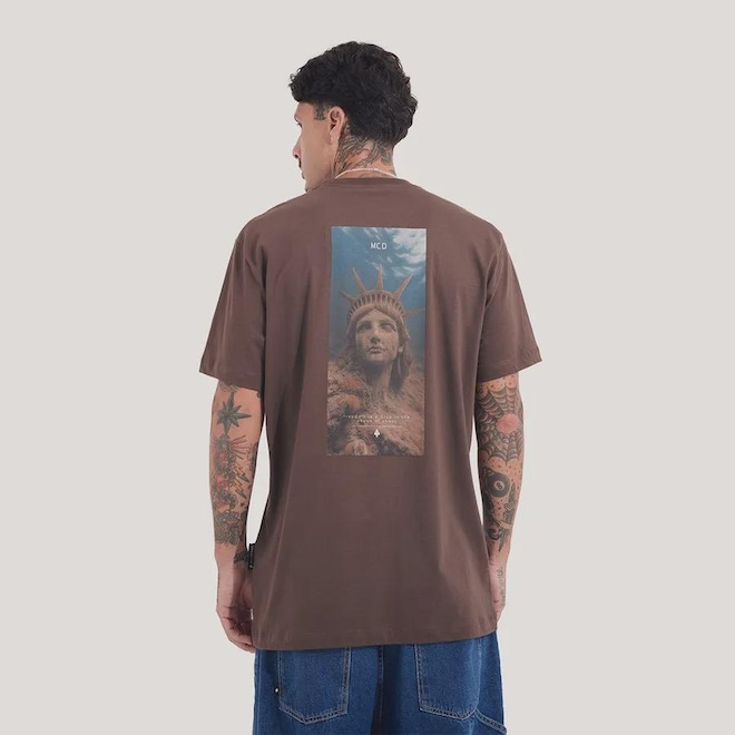 Camiseta Regular Estatua - Mcd - Masculino - Foto 1