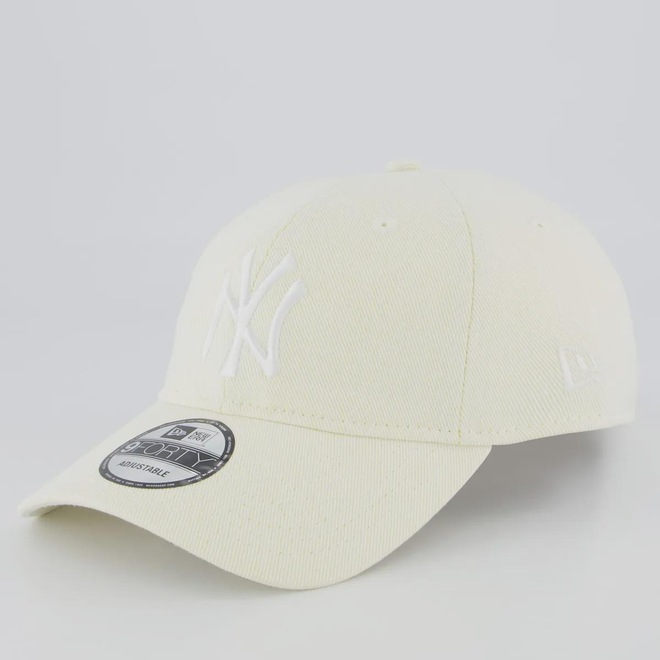 Boné New Era MLB New York Yankees Cream Pastel 940 Unissex - Foto 1