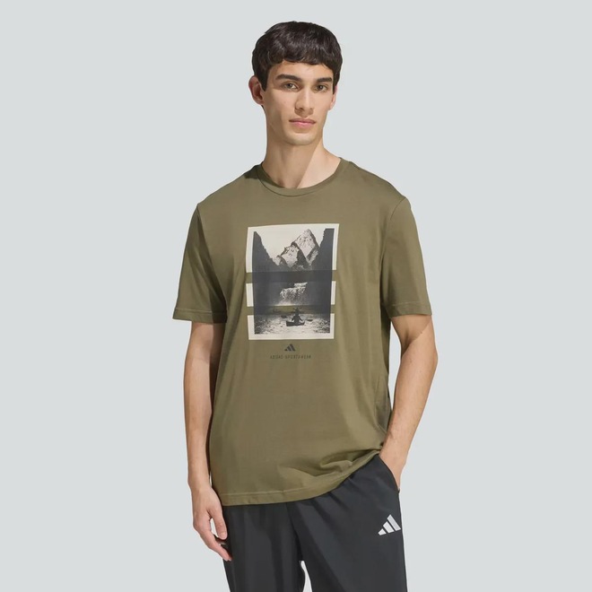 Camiseta adidas Grafica Kayaking Masculina - Foto 1