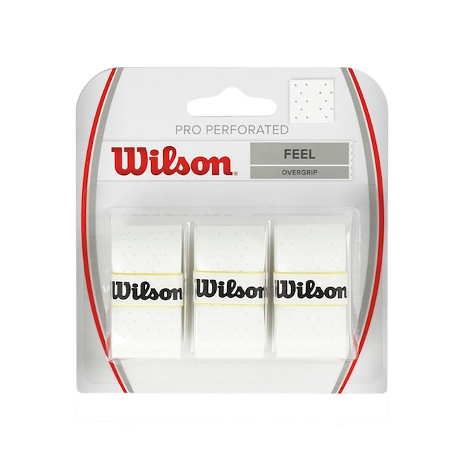 Overgrip Wilson Pro Perforated Pack com 3 Unidades - Foto 1