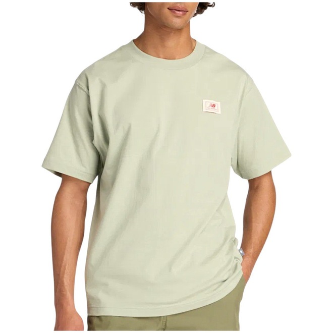 Camiseta New Balance Woven Label Masculina - Foto 1