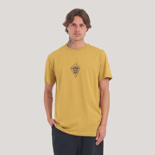 Camiseta Regular Linha Do Tempo - Mcd - Masculino - Foto 1