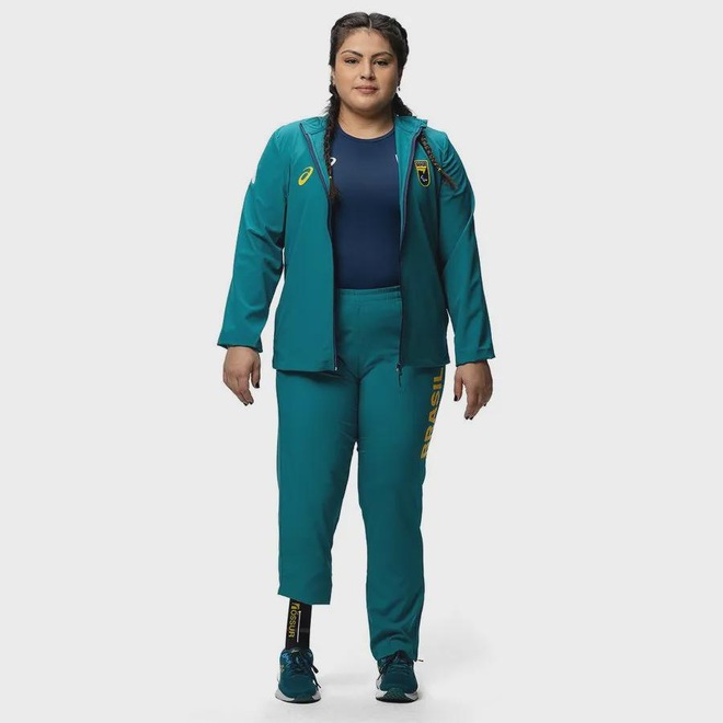 Jaqueta Corta Vento ASICS CPB Oficial Feminino - Foto 1