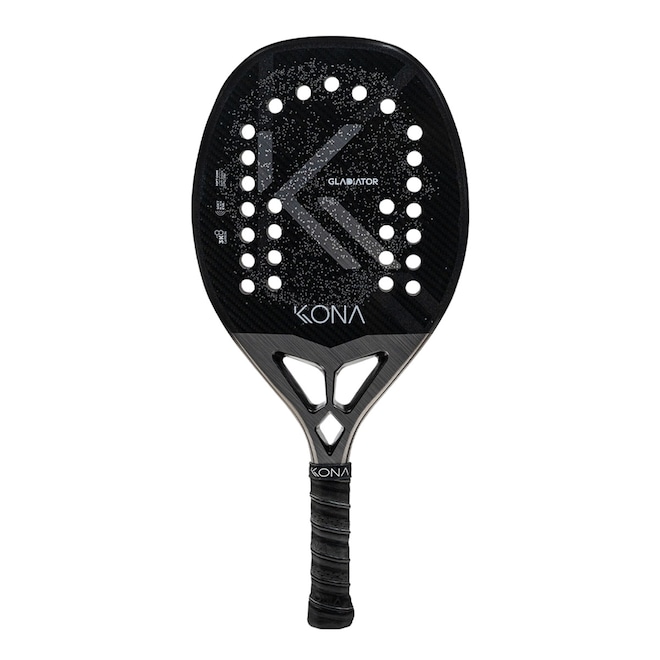 Raquete Beach Tennis Kona Gladiator Steel 3k 2026 - Foto 1