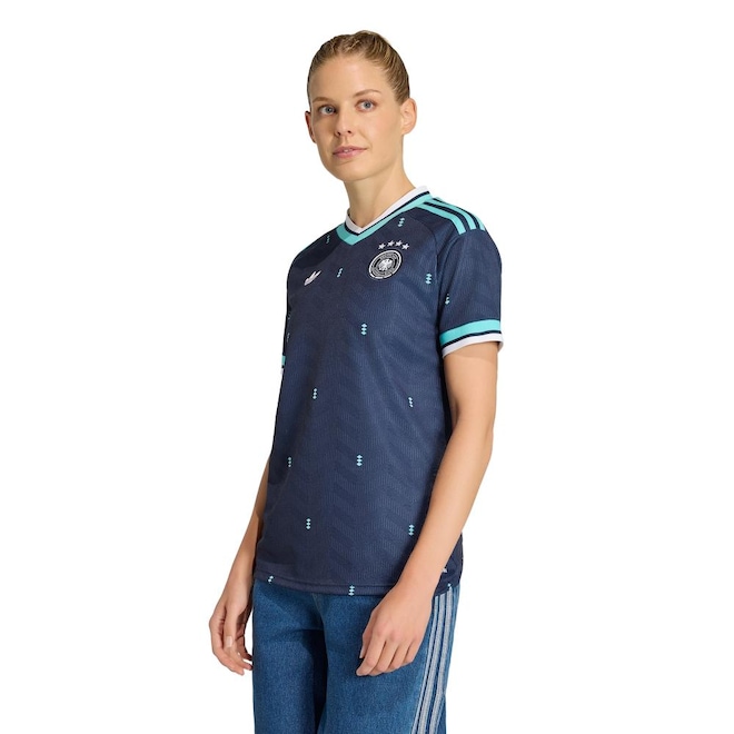 Camisa Alemanha II 26/27 adidas Feminina - Foto 1