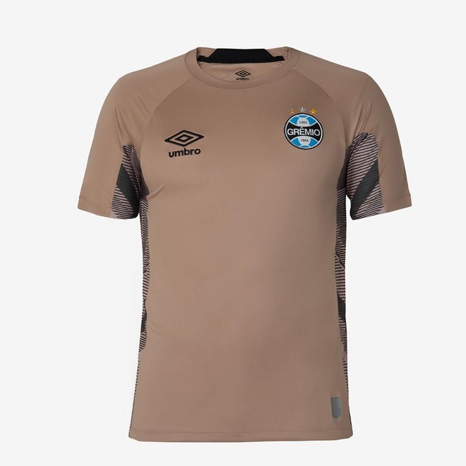 Camisa Mc Goleiro Masculina Umbro Gremio Of. 25/26 - Masculino - Foto 1