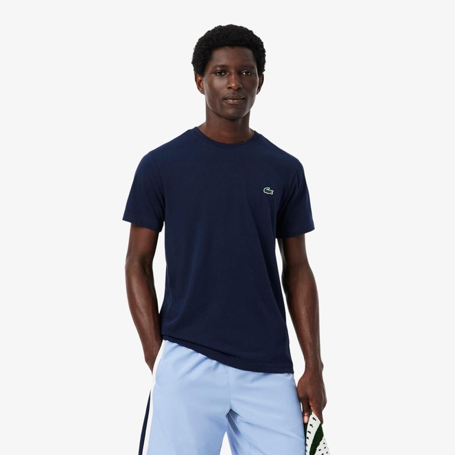 Camiseta Esportiva Ultra Dry com Estampa de Crocodilo Lacoste Masculina - Foto 1