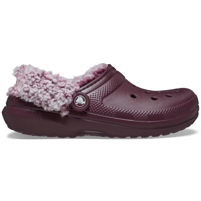 Sandália Crocs Classic Fleece Lined Clog Heritage - Unissex - Foto 1