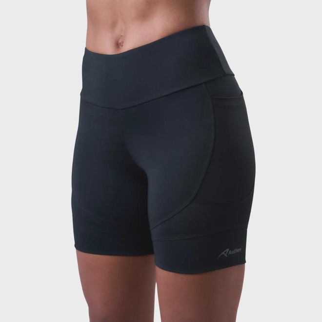 Bermuda Authen Essential Run Trot 3 Bolsos 15cm - Feminino - Foto 1