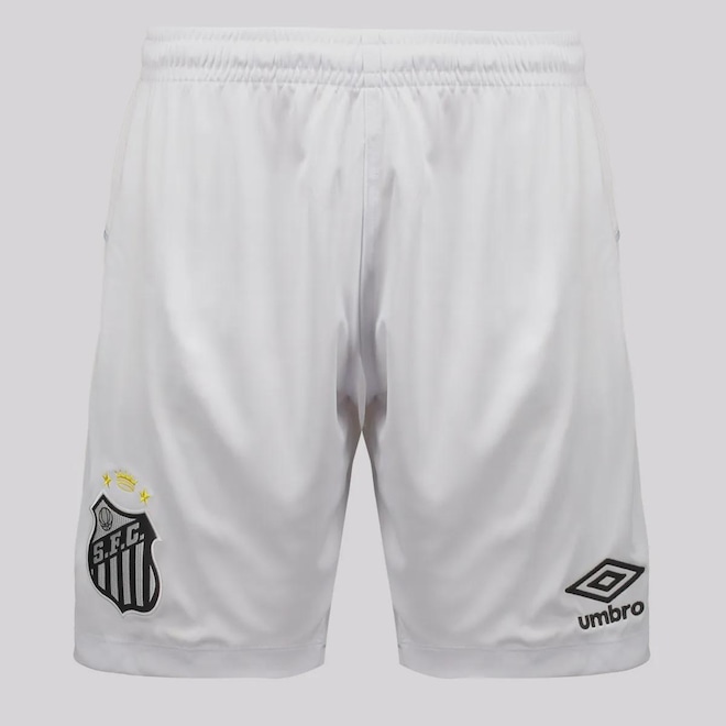 Calção do Santos Oficial I 2025 Umbro Masculino - Foto 1
