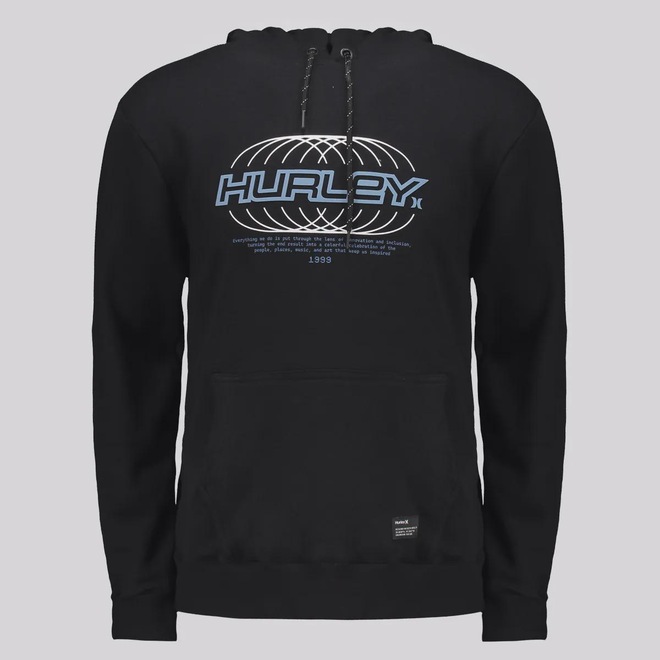 Blusão Moletom Hurley Nine Nine Masculino - Foto 1