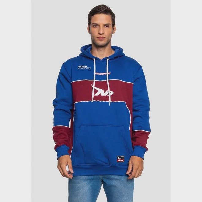 Moletom Onbongo Recortado Canguru Masculino - Foto 1