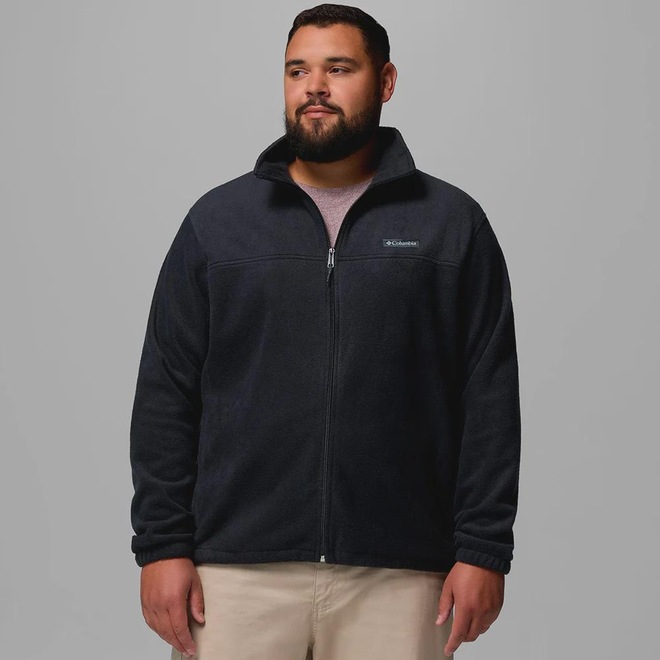 Jaqueta Columbia Sportswear Steens Mountain Plus Size Preto - Masculina - Foto 1