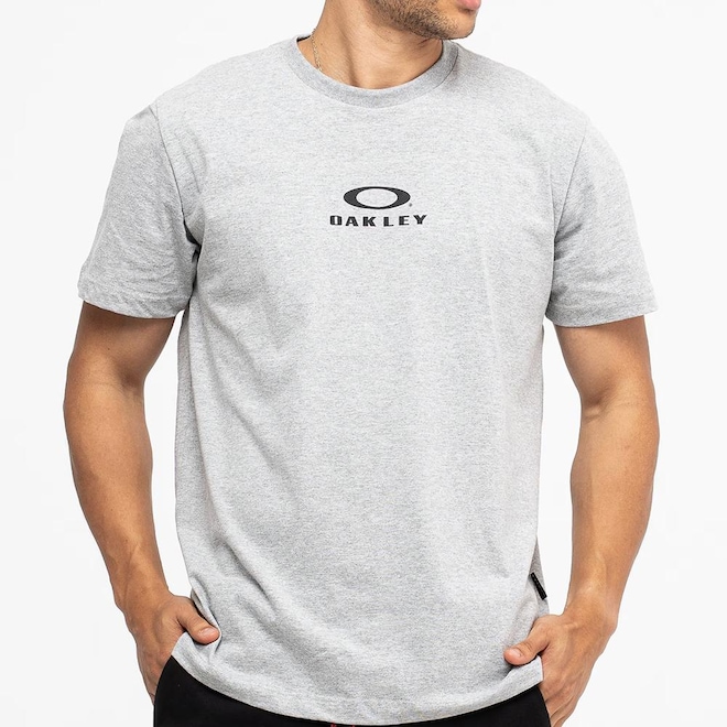 Camiseta Oakley Bark New WT26 Masculina - Foto 1