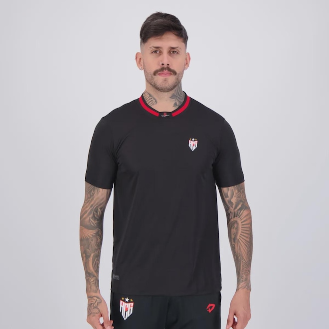 Camisa Dragão Premium Atlético Goianiense Concentração 2024 FutFanatics Masculina - Foto 1