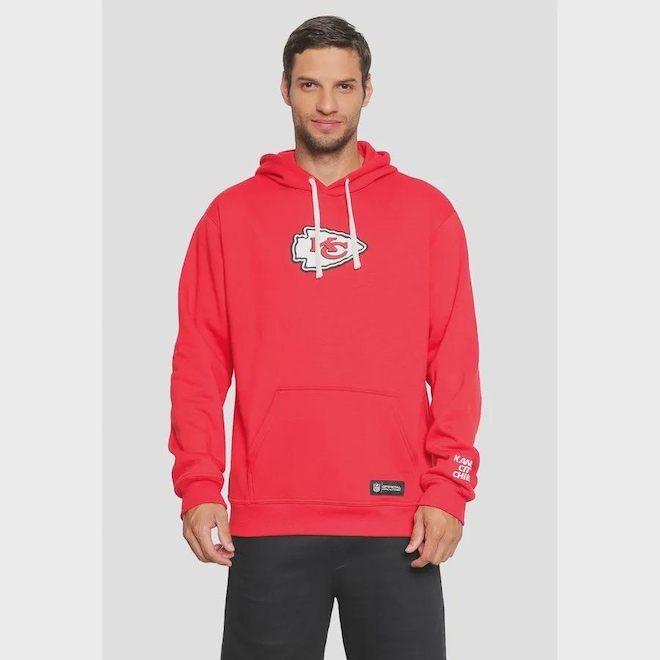 Moletom Masculino NFL Canguru Kansas City Chiefs - Foto 1