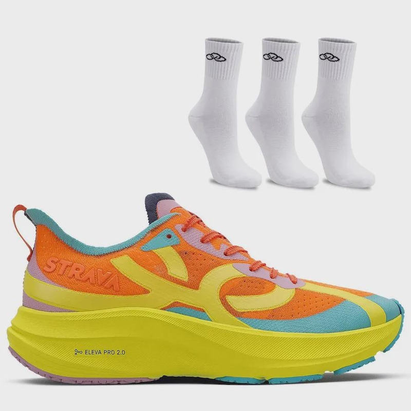 Tênis Olympikus Corre 4 + 3 Pares de Meia Cano Médio - Unissex Menor preço em Tênis Olympikus Corre 4 + 3 Pares de Meia Cano Médio - Unissex