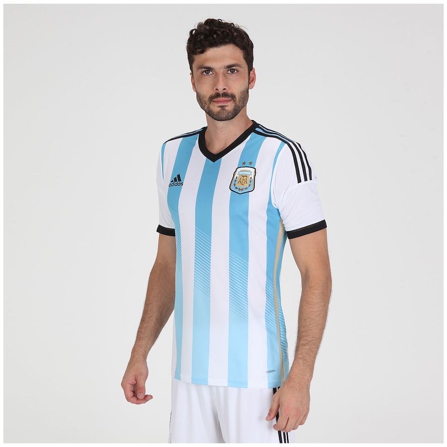 Camisa Adidas Seleção Argentina I s/n 2014 - Jogador