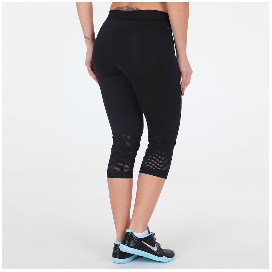 Calça Legging Capri Nike Pro Hipercool - Feminina