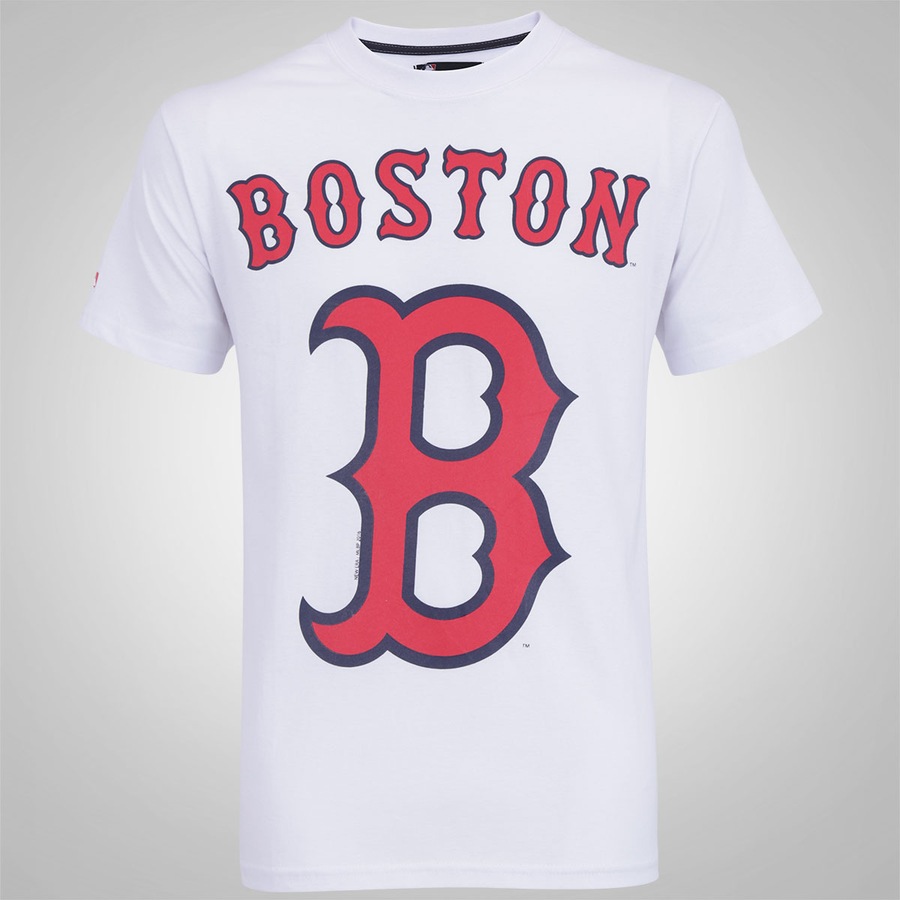 Camiseta New Era Boston Red Sox Azul-marinho