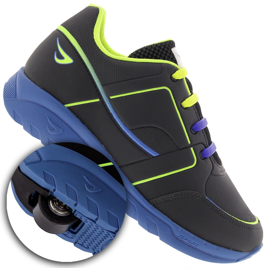 tênis de rodinha estica e puxa