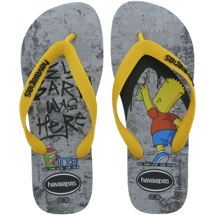 Homer Simpson Infradito Simpson Havaianas Donna Chinelo Havaianas
