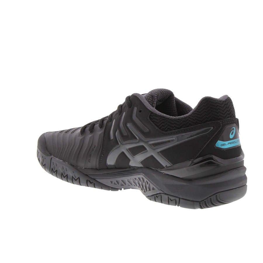 asics resolution 7 preto