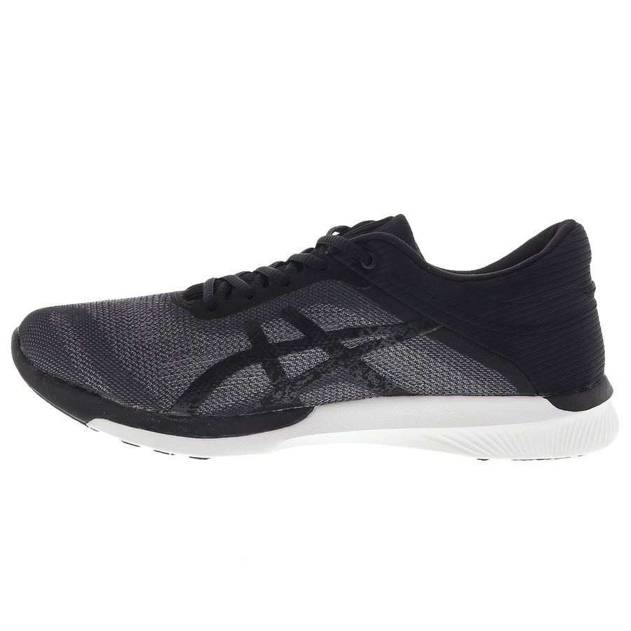 tênis asics fuzex rush hot pink black white feminino