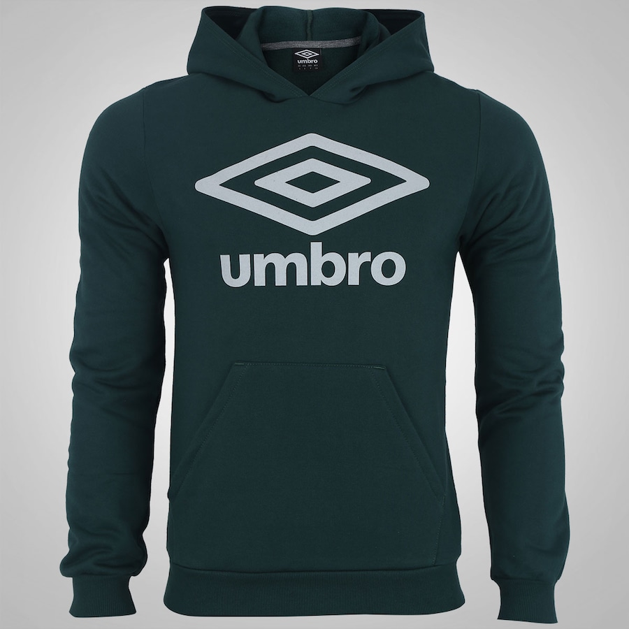 umbro grey moletom com capuz