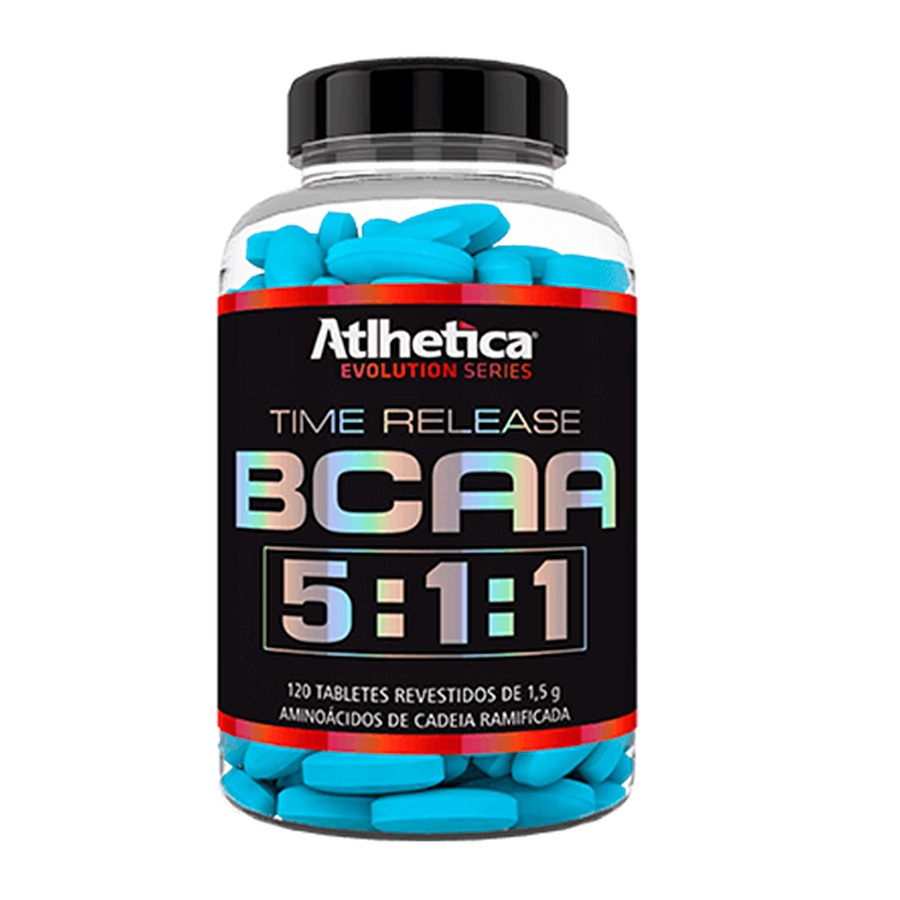 BCAA Atlhetica Time Release 511 120 Tabletes Centauro