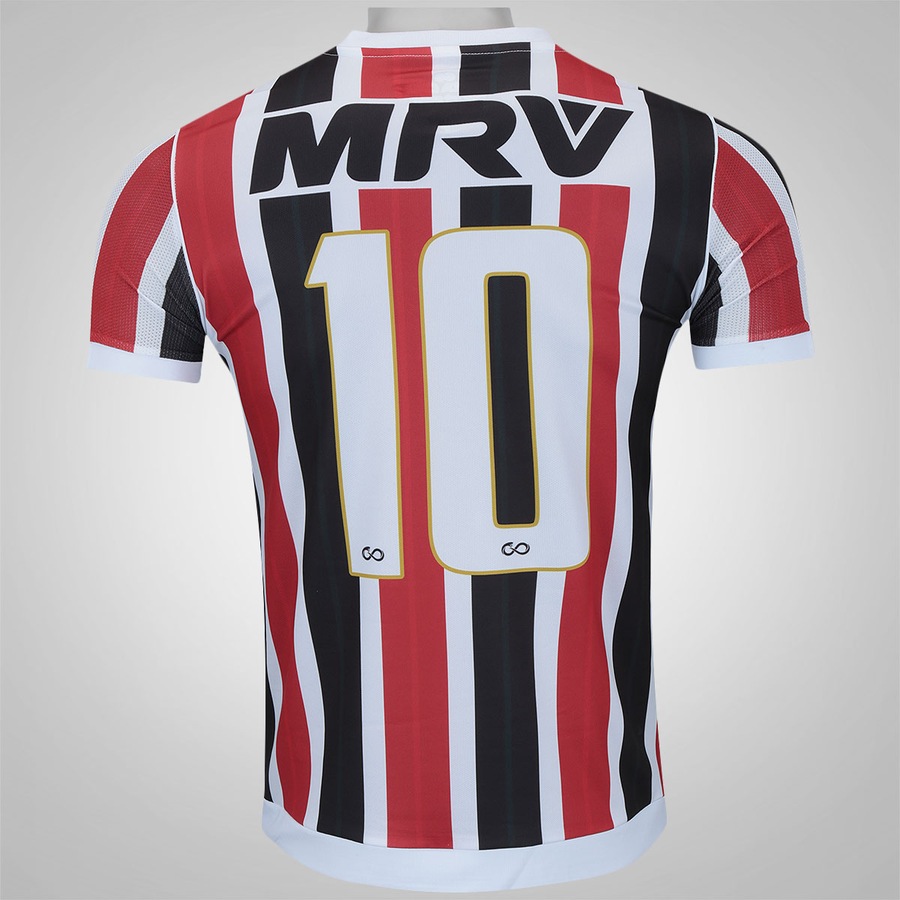 Camisa do Santa Cruz I 2017 nº 10 Cobra Coral Masculina Camisa do Santa Cruz I 2017 nº 10 Cobra Coral Masculina