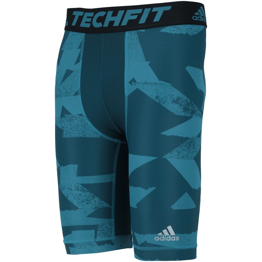 bermuda compressão adidas techfit masculina