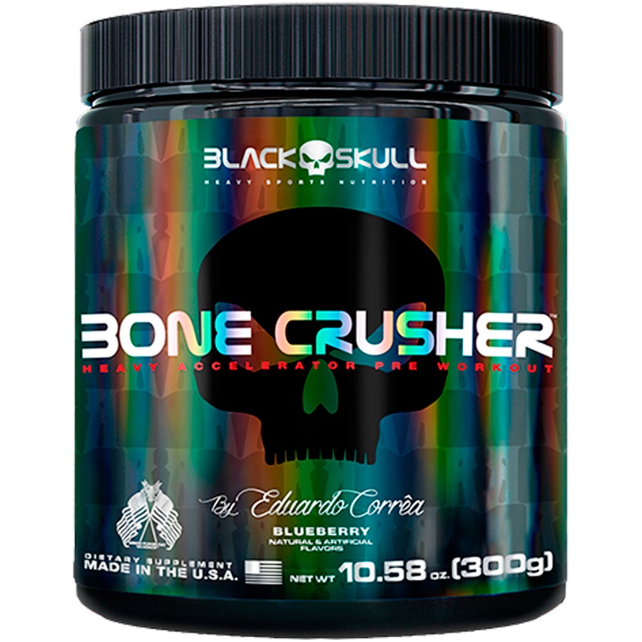 Construtor Muscular Black Skull - Bone Crusher - Blueberry - 300g