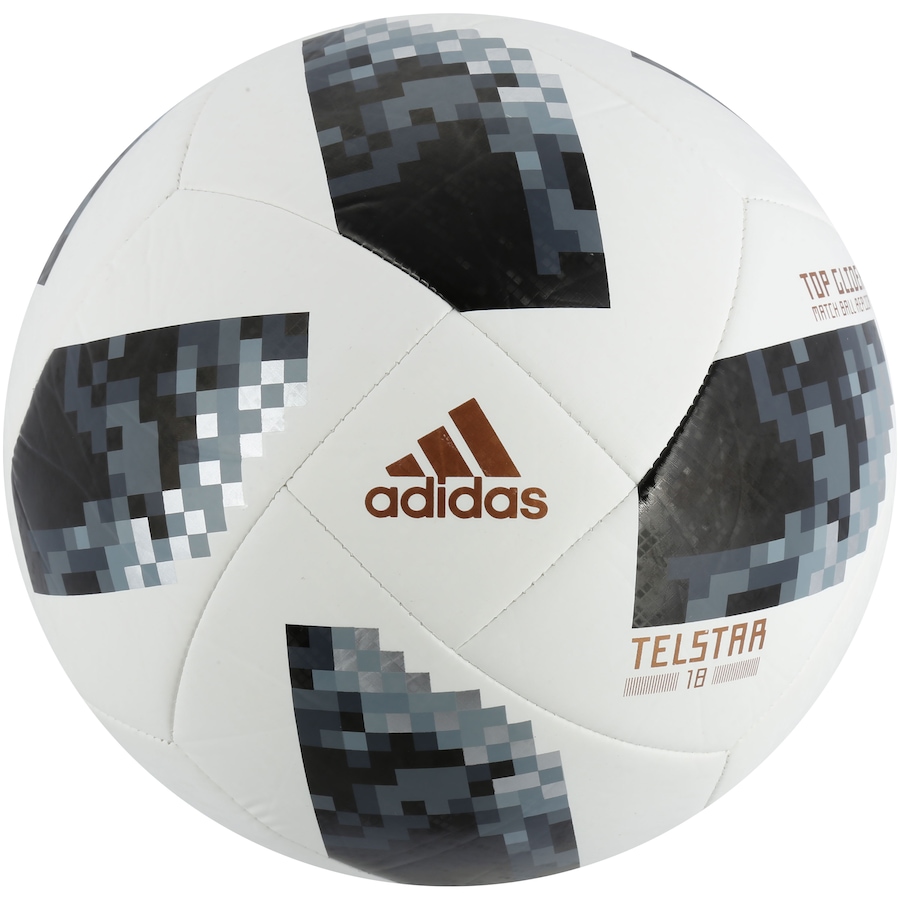 adidas Copa do Mundo Oficial 2018 Telstar, Bola Oficial, Branco, Tamanho 5