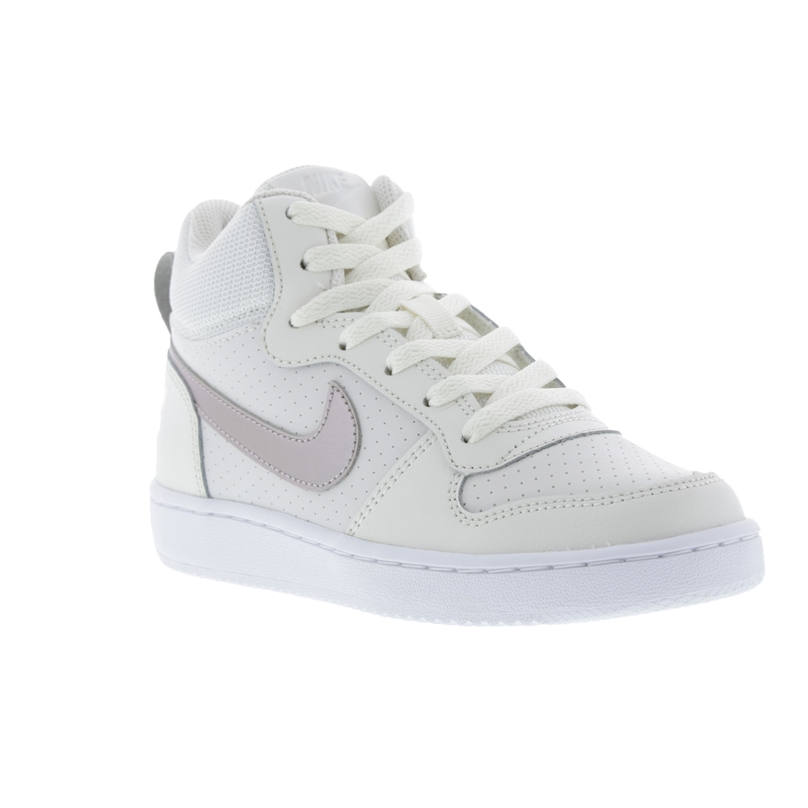 tênis cano alto nike court borough mid feminino