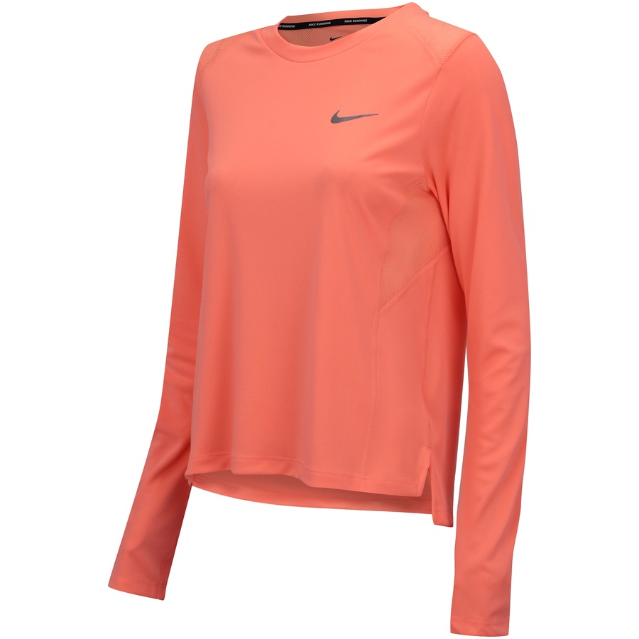 camiseta nike miler manga longa feminina