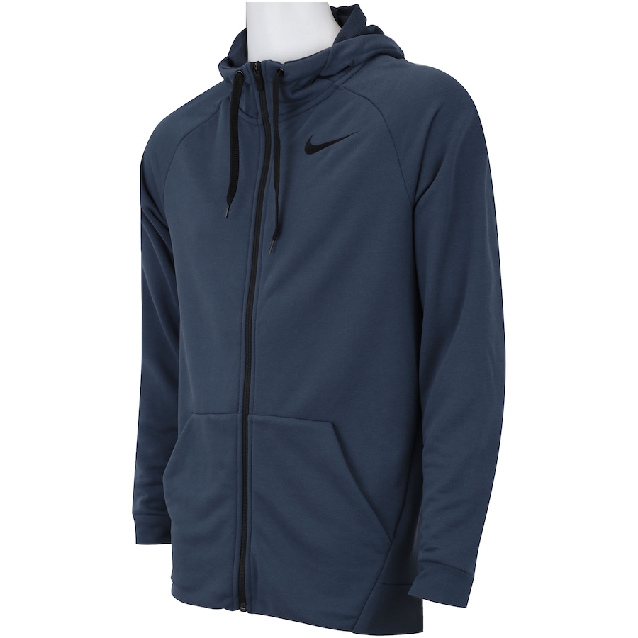 jaqueta com capuz nike dry hoodie fz com forro em fleece