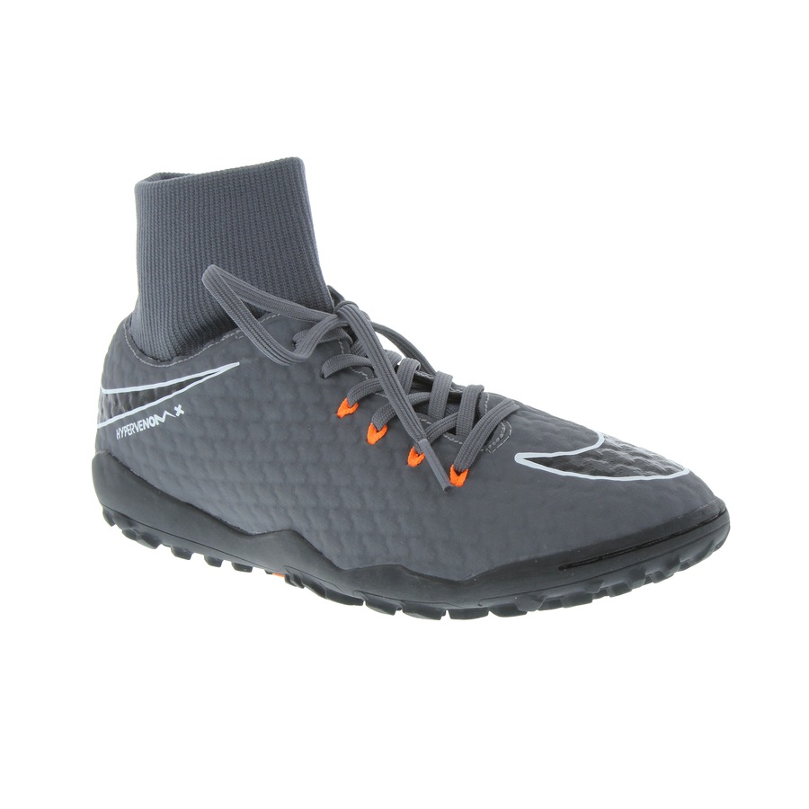 chuteira society nike hypervenom phantomx 3 academy df tf