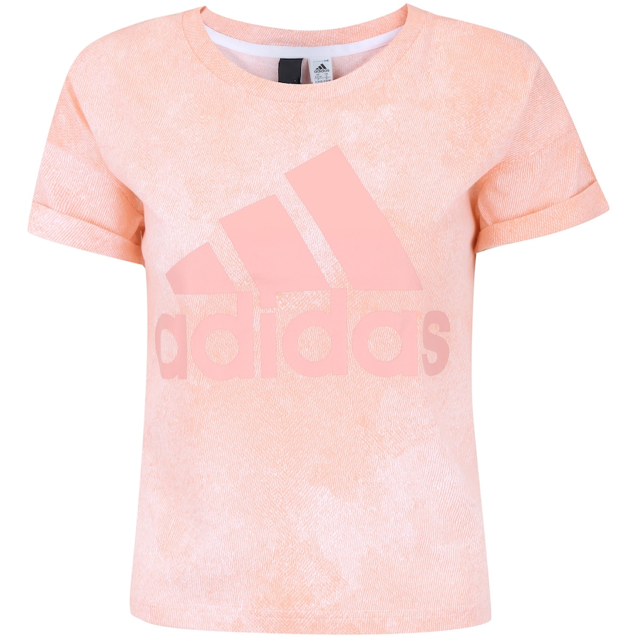 camiseta casual adidas feminina