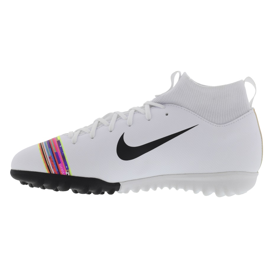 chuteira society infantil nike mercurial superfly 6 academy gs tf