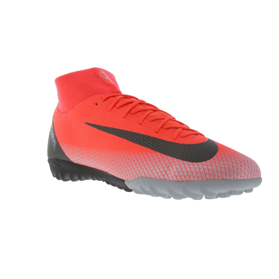 chuteira society nike mercurial superfly 6 academy cr7 tf