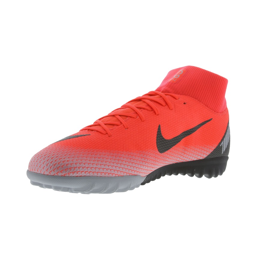 chuteira society nike mercurial superfly 6 academy cr7 tf