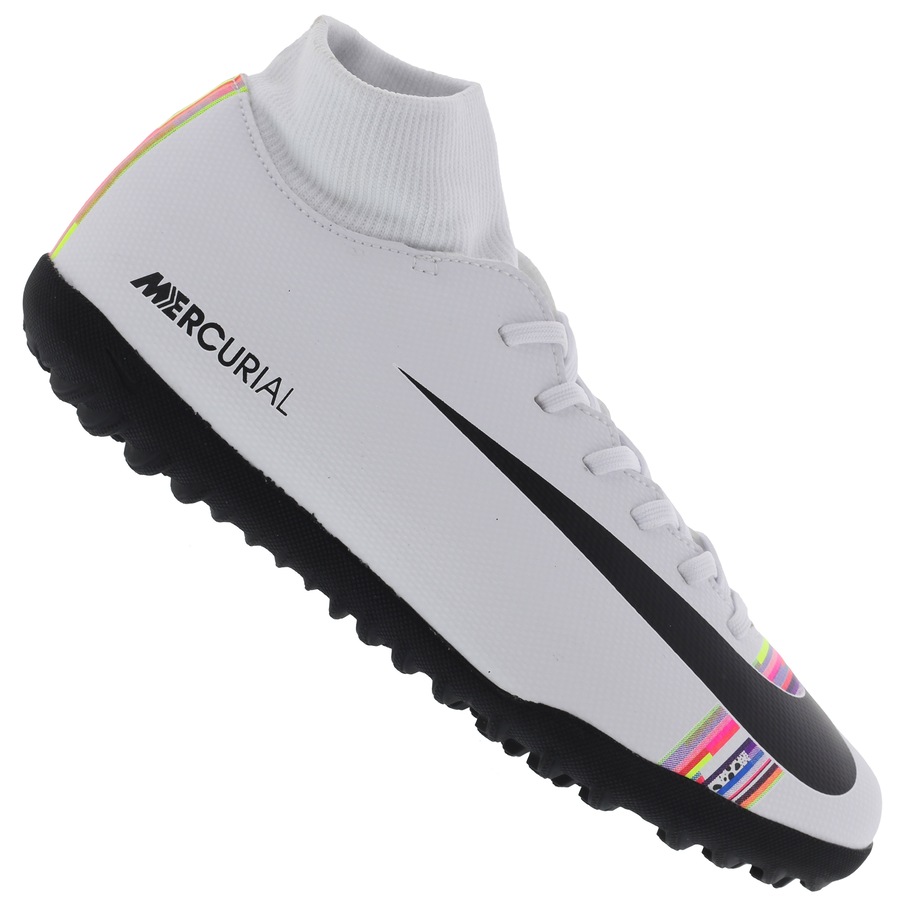 chuteira society nike mercurial superfly 6 club cr7 tf