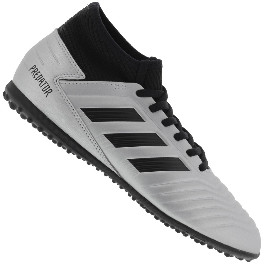 chuteira predator cinza