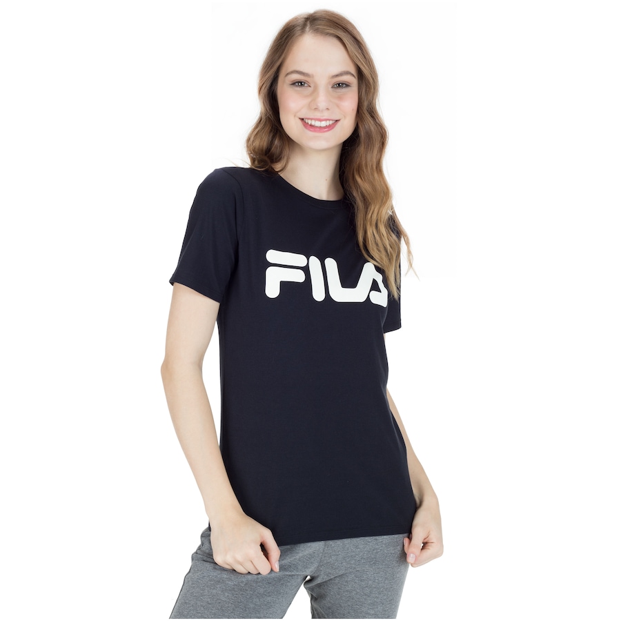 Camiseta Fila Basic Letter - Feminina