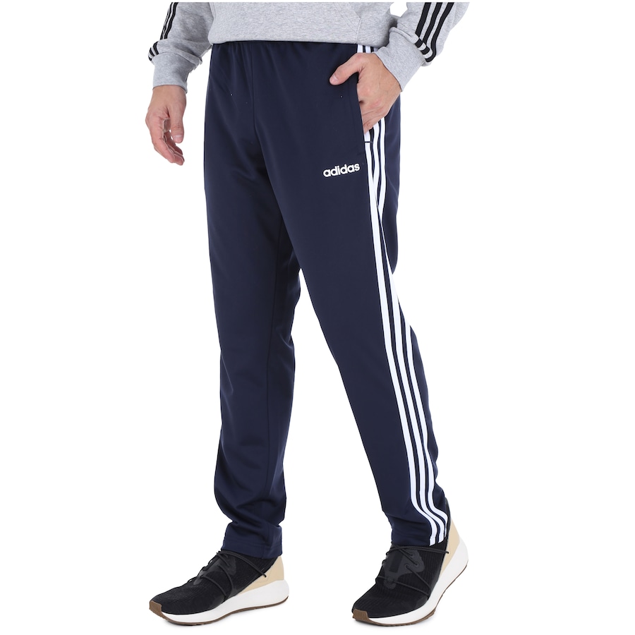 Calça adidas Essentials 3S Tapered Pant Tric Masculina Calça adidas Essentials 3S Tapered Pant Tric Masculina