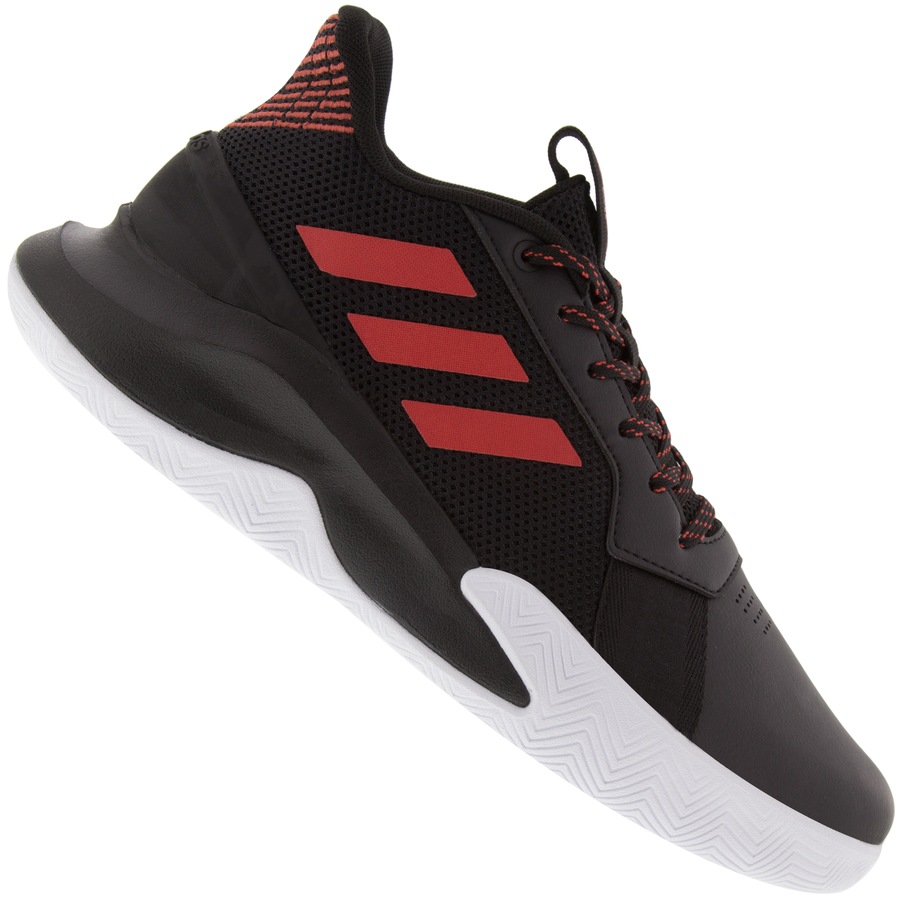 tenis adidas basquete vermelho